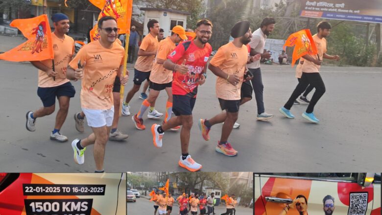 વાપીના 2 યુવાનોની Mission RAMathon, વાપી થી અયોધ્યા સુધીના 1500 કિલોમીટરની દોડનો અંબામાતા મંદિર થી કર્યો પ્રારંભ